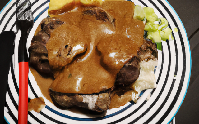 Rôti de bœuf sauce roquefort