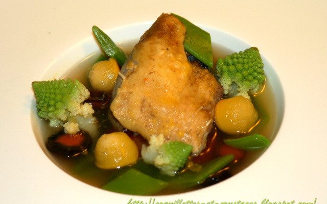 Cuisses de canette comme un pot-au-feu