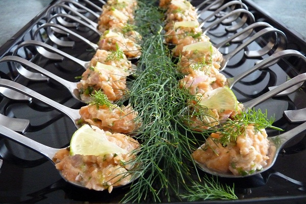 Tartare de saumon facile
