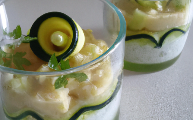 Verrine de courgette