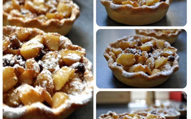 Tartelette pommes tatin aux amandes