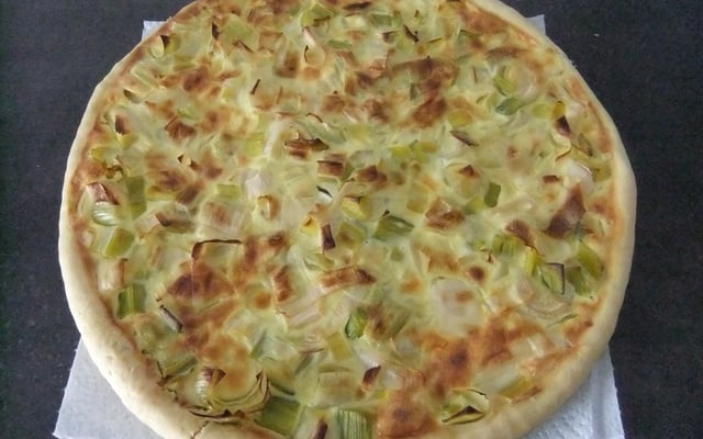 Tarte aux poireaux 100% maison