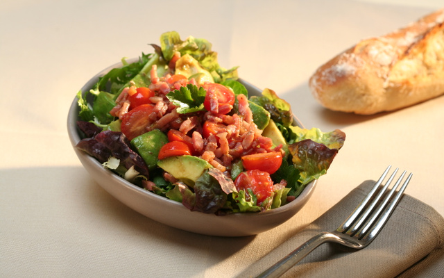 Salade aux lardons