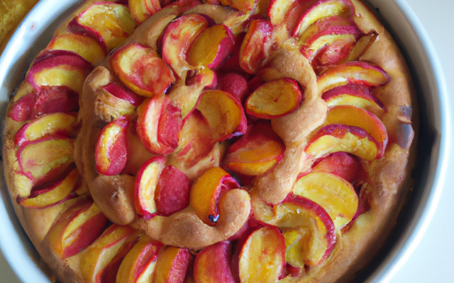 Charlotte aux nectarines