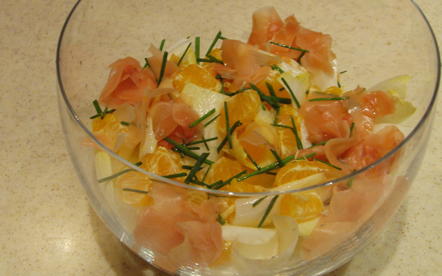 Endives et clémentines