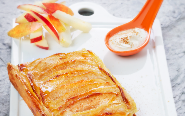 Tarte Normande à la cannelle