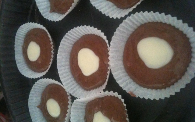 Muffins aux 2 chocolats maison