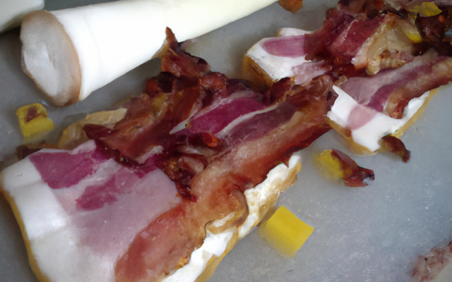 Blanc de poireau bacon