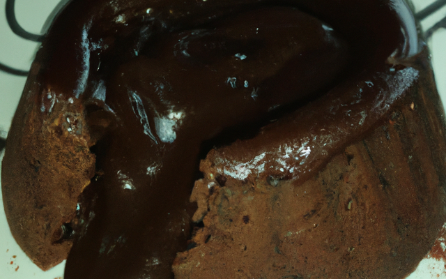 Gâteau fondant au chocolat noir