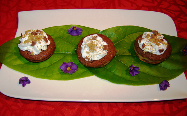 Whoopies façon banofee