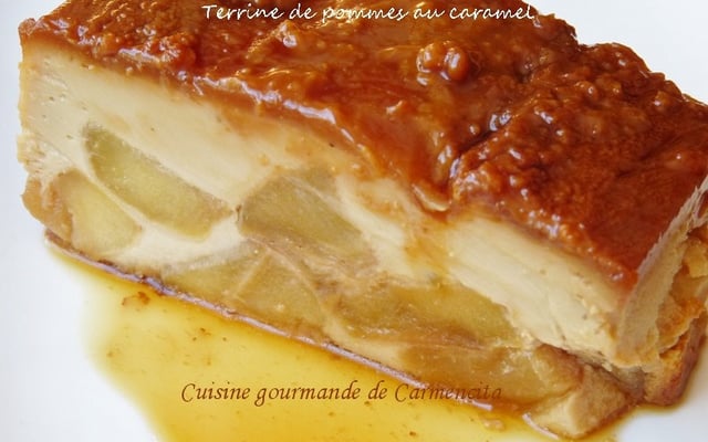 Terrine de pommes au caramel