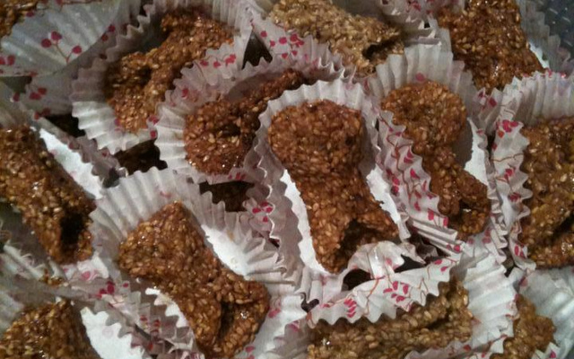 Babouches au sésame