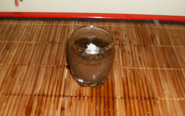 Petite verrine de crème chocolat vapeur