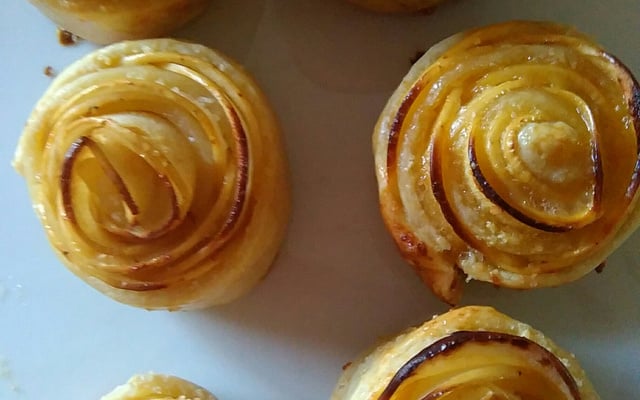 Tartelettes aux pommes fleurs