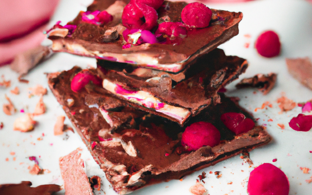 Croustillant chocolat framboise