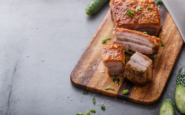 Poitrine de porc épicée au barbecue