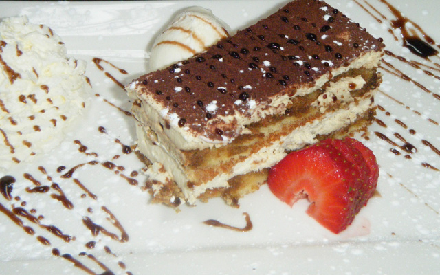 Tiramisu vanillé au café