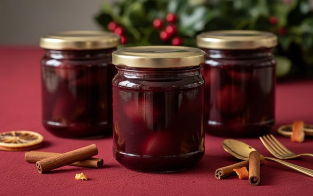 Confiture de Noël (aux poires au vin)