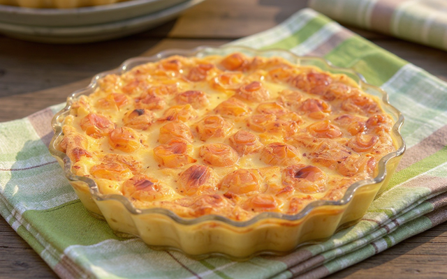 Clafoutis aux mirabelles congelées