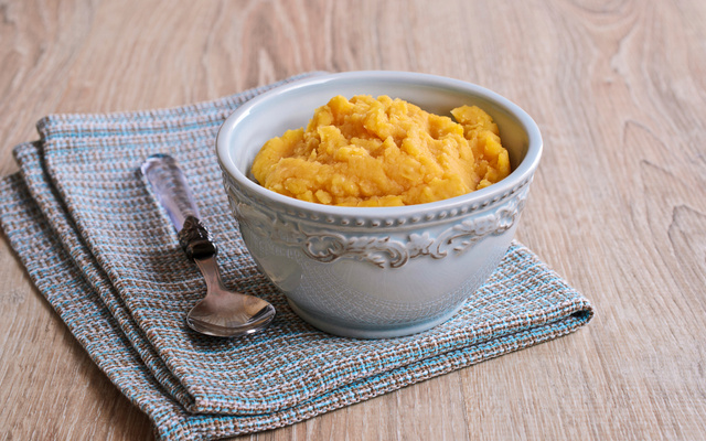 Purée crémeuse de patates douces