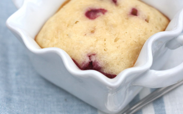 Pouding aux framboises