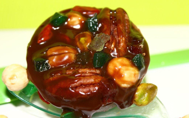Bouchées chocolat et fruits secs
