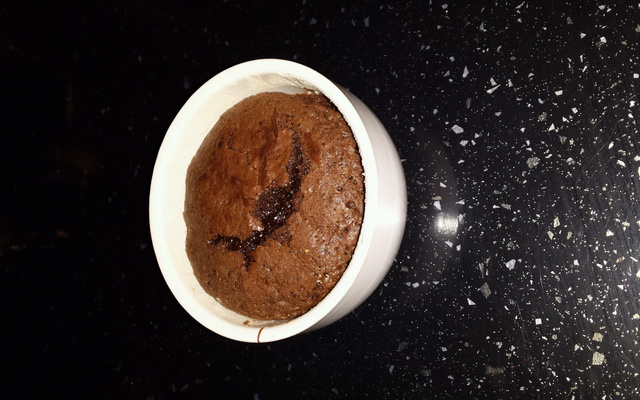 Fondant cœur chocolat