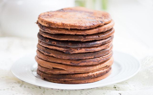 Pancakes au chocolat