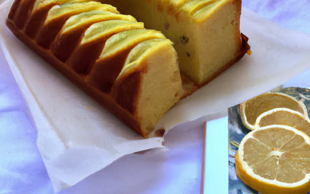 Stripe cake au citron