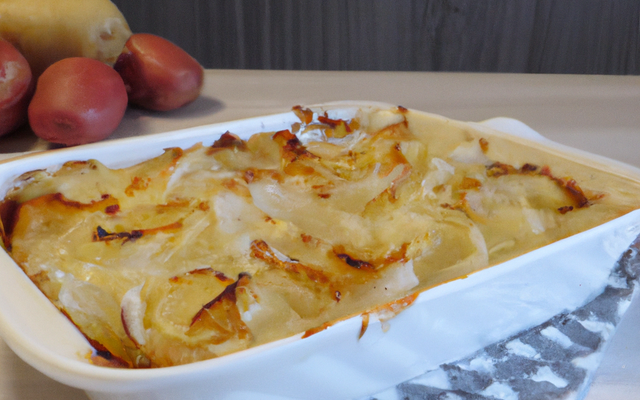 Gratin de pommes de terre façon tartiflette