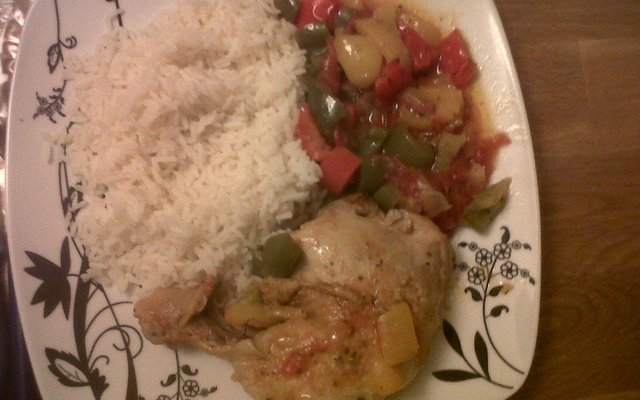 Poulet basquaise rapide