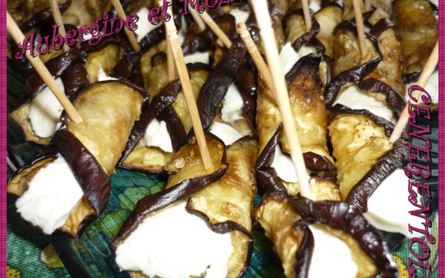 Aubergine à la mozzarellea