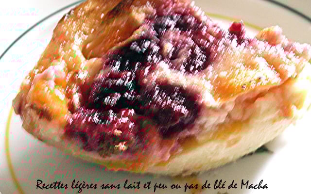 Clafoutis au tofu soyeux  sans gluten