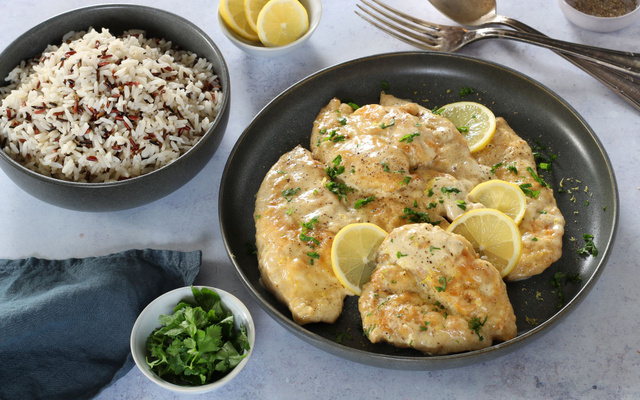 Escalopes de poulet au citron