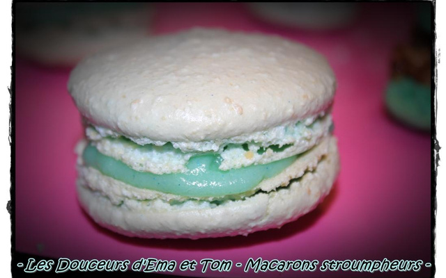 Les macarons stroumpheurs