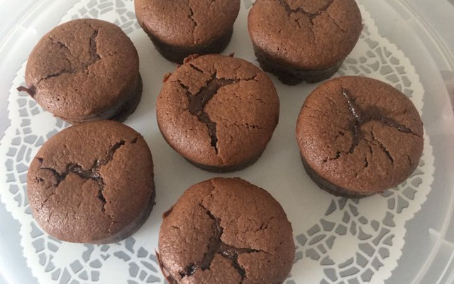 Muffins cœur coulant au Nutella