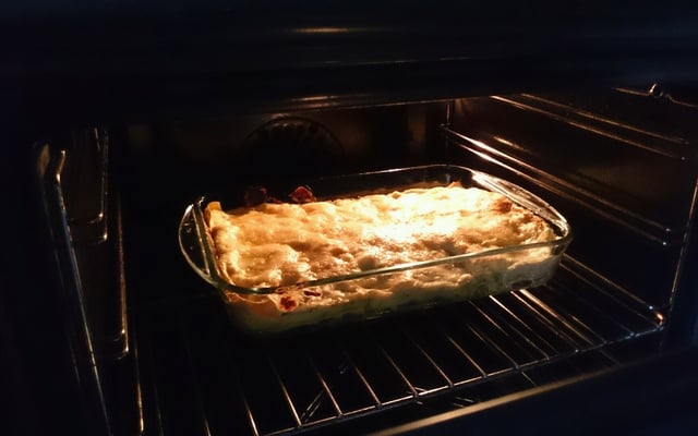 Lasagnes au chèvre frais et aux épinards