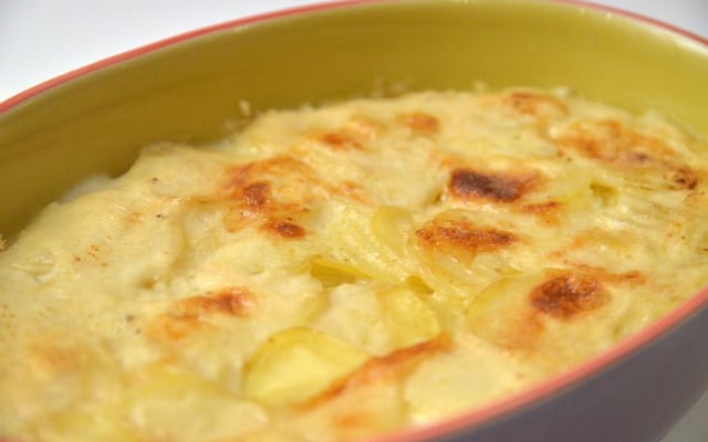 Gratin de pommes de terre au micro-ondes