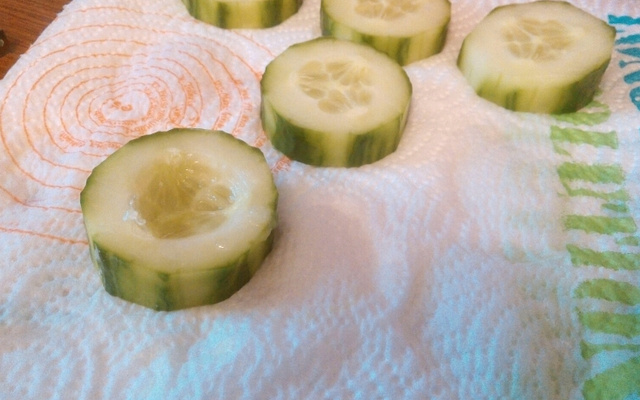 Rondelles de concombre