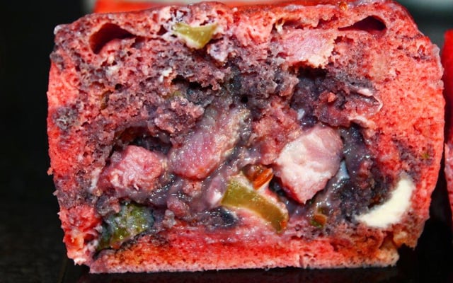 Cake en rouge et noir