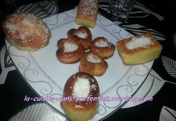 Madeleines fleur d'oranger et amande amère