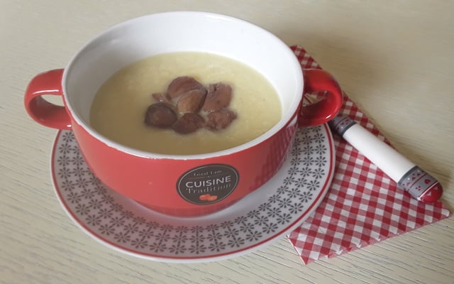 Velouté de panais et châtaignes