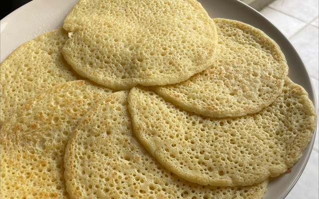 Crêpes mille-trous ou crêpes marocaines (Baghrirs)