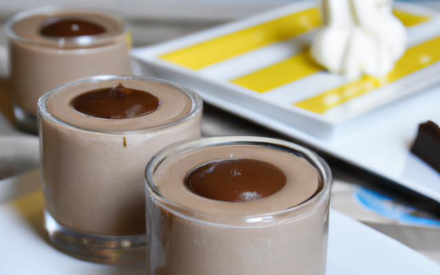 Mousse au chocolat, crème fraîche et beurre