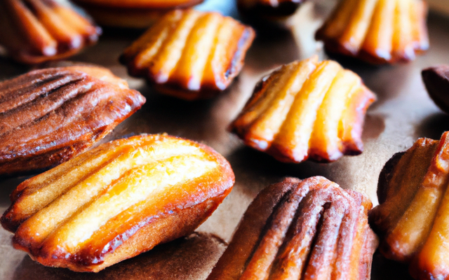 Madeleines au pralin