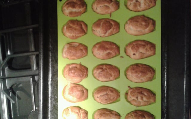 Madeleines aux lardons