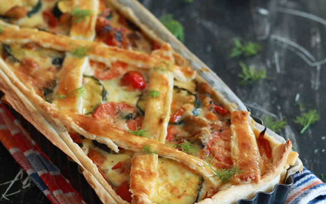 Tarte de légumes sans gluten