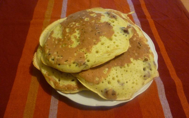 Pancakes aux cranberries