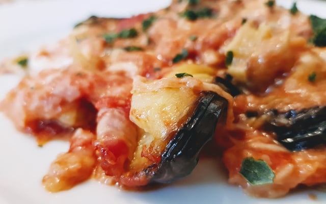 Aubergines à la parmesane