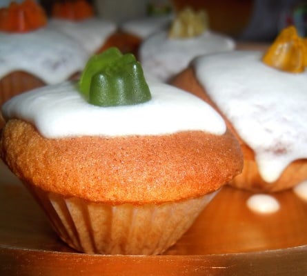 Cupcake nature, glacage au citron